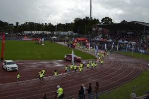 Jeugd sportevenement in het stadium Jeugd sportevenement in het stadium